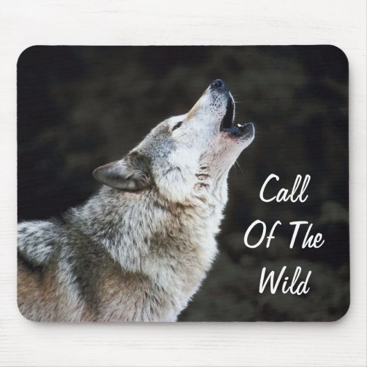 Tapis De Souris Loup Mousepad (Devant)