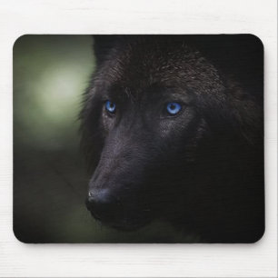 Tapis De Souris Loup noir