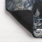 Tapis De Souris Loup, Ours, Aigle, Lune (Coin)