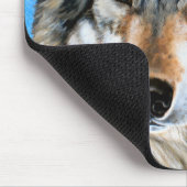 Tapis De Souris Loup peint (Coin)