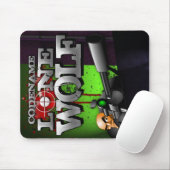 Tapis De Souris Loup solitaire Mousepad de nom de code (Avec souris)
