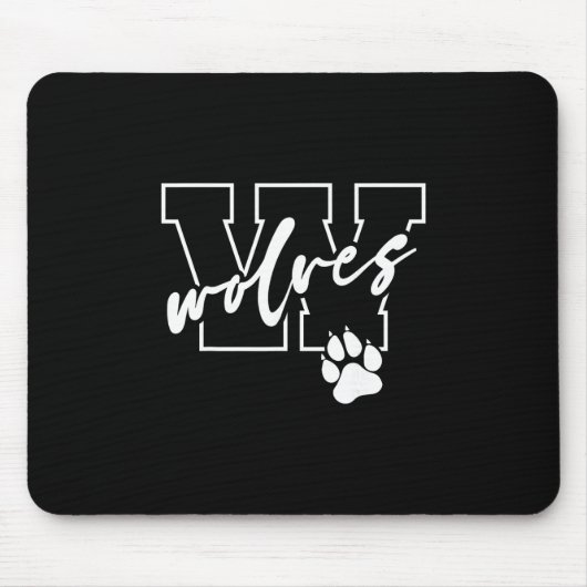 Tapis De Souris Loups (Devant)