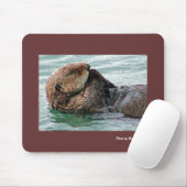 Tapis De Souris Loutre de mer (Avec souris)