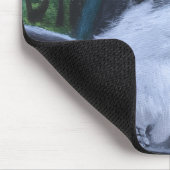 Tapis de souris Loutre de rivière (Coin)