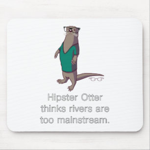 Tapis De Souris Loutre Mousepad de hippie