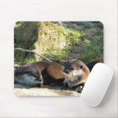 TAPIS DE SOURIS LOUTRES (Avec souris)