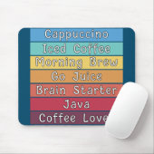 Tapis De Souris Louveur de café (Avec souris)