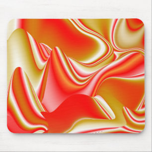 Tapis De Souris Love and Gold Abstrait 3D Rainbowart