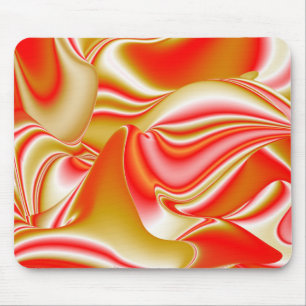 Tapis De Souris Love and Gold Abstrait 3D Rainbowart