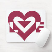 Tapis De Souris Love Berry Purple (Avec souris)