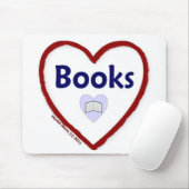 Tapis De Souris Love Books (Avec souris)