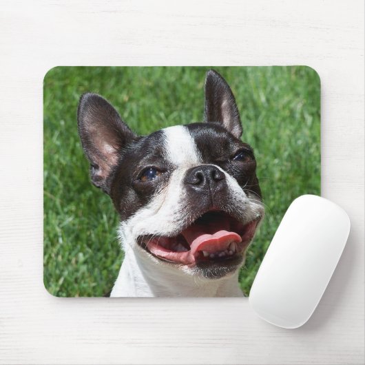 Tapis De Souris Love Boston Terrier Puppy Dog Computer Mousepad (Avec souris)