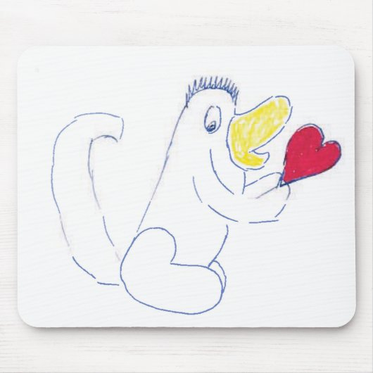 Tapis De Souris Love Bug Mousepad (Devant)