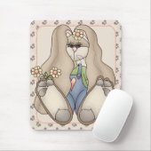 Tapis De Souris Love Bunny Mousepad (Avec souris)
