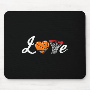 Tapis De Souris Love Bysketbyll Fan Player Coach Byller Hommes Fem
