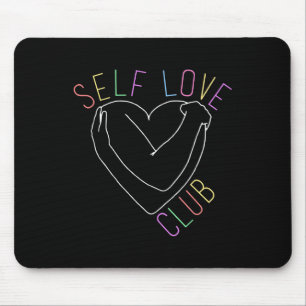 Tapis De Souris Love Club Mental Health Awareness Line Art For Sup