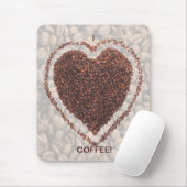 Tapis De Souris Love Coffee (Avec souris)