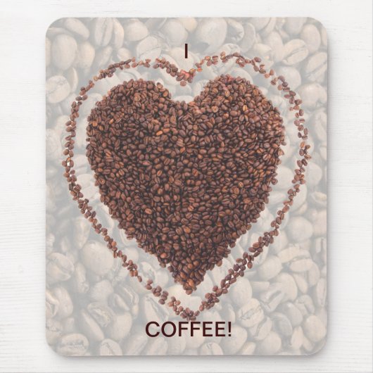 Tapis De Souris Love Coffee (Devant)