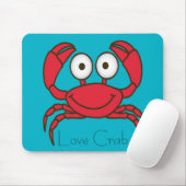 Tapis De Souris Love Crab (Avec souris)