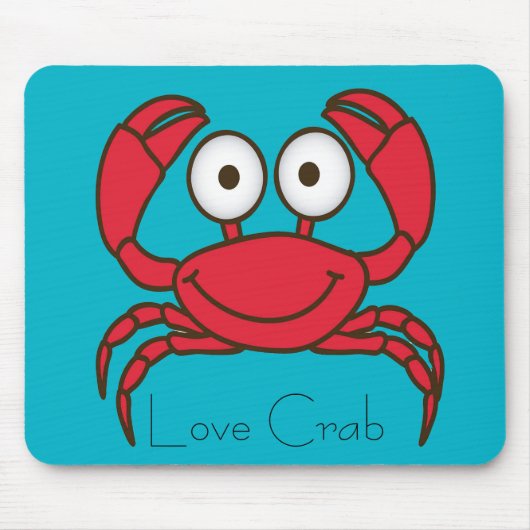 Tapis De Souris Love Crab (Devant)