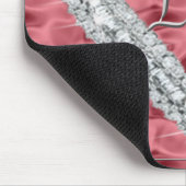 Tapis De Souris Love Diamond Heart Red Souse Pad (Coin)