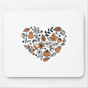 Tapis De Souris Love Fall Y'all Leopard Citrouille Automne Saison