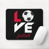 Tapis De Souris Love football (Avec souris)