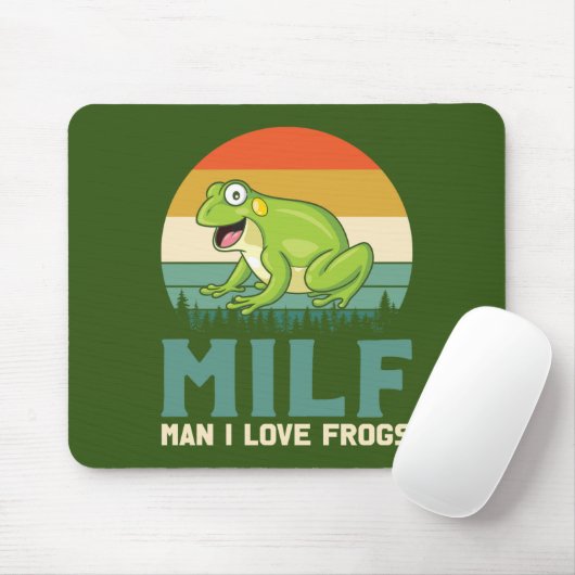 Tapis De Souris Love Frogs Mousepad (Avec souris)