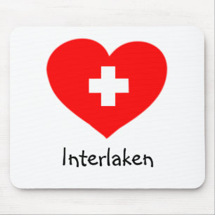 Tapis De Souris Love Interlaken - Coeur suisse mousepad