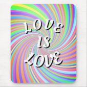 Tapis De Souris Love Is Love Fierté (Devant)