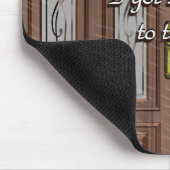 Tapis De Souris Love Knocks Sur La Porte Avant Mousepad (Coin)