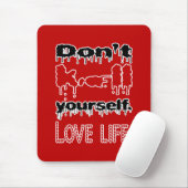 Tapis De Souris Love Life (Avec souris)