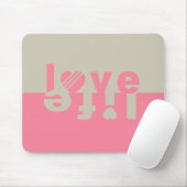 Tapis De Souris LOVE LIFE mousepad (Avec souris)