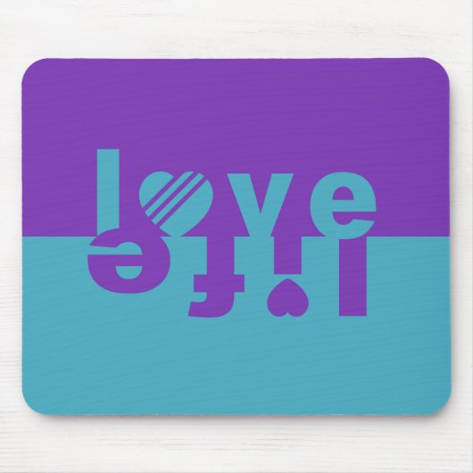 Tapis De Souris LOVE LIFE mousepad (Devant)