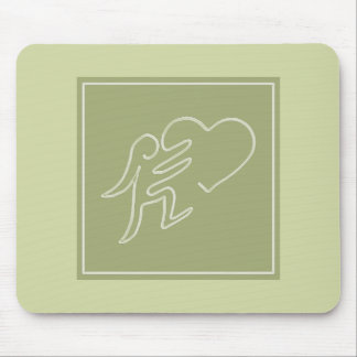 TAPIS DE SOURIS LOVE (LIME)