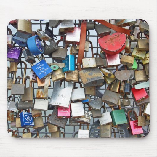 Tapis De Souris Love locks (Devant)
