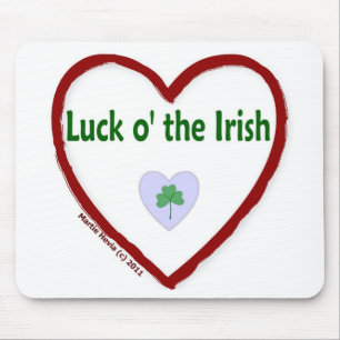 Tapis De Souris Love Luck o' irlandais