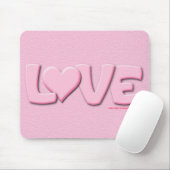 Tapis De Souris Love Mousepad (Avec souris)