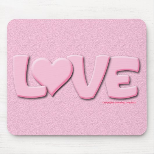 Tapis De Souris Love Mousepad (Devant)