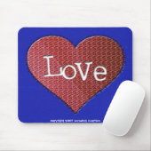 Tapis De Souris Love Mousepad (Avec souris)