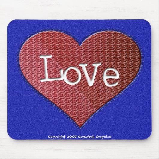 Tapis De Souris Love Mousepad (Devant)