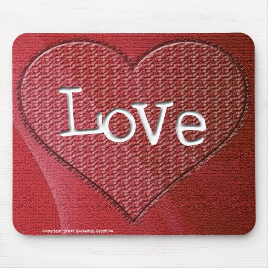 Tapis De Souris Love Mousepad (Devant)