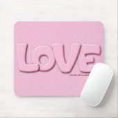 Tapis De Souris Love Mousepad (Avec souris)