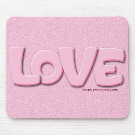 Tapis De Souris Love Mousepad (Devant)