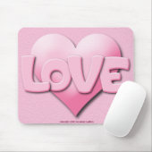 Tapis De Souris Love Mousepad (Avec souris)