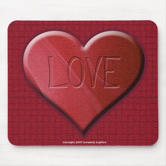 Tapis De Souris Love Mousepad (Devant)