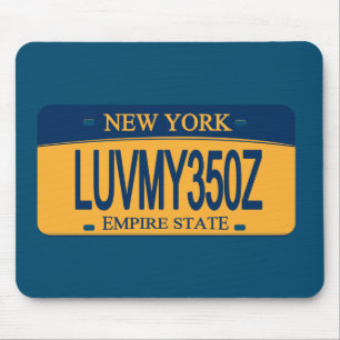 Tapis De Souris Love My 350Z NY Licence Plate Souris Pad