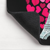 Tapis De Souris Love Paris Heart Eiffel Tower Souvenir France Fren (Coin)