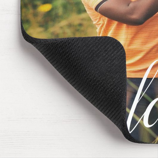 Tapis De Souris Love Photo Mousepad (Coin)