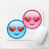 TAPIS DE SOURIS LOVE SMILLE (Avec souris)